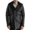 sherpa leather jacket Idrees Leather sherpa leather jacket Idrees Leather
