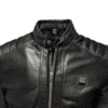leather electric heated jacket Idrees Leather