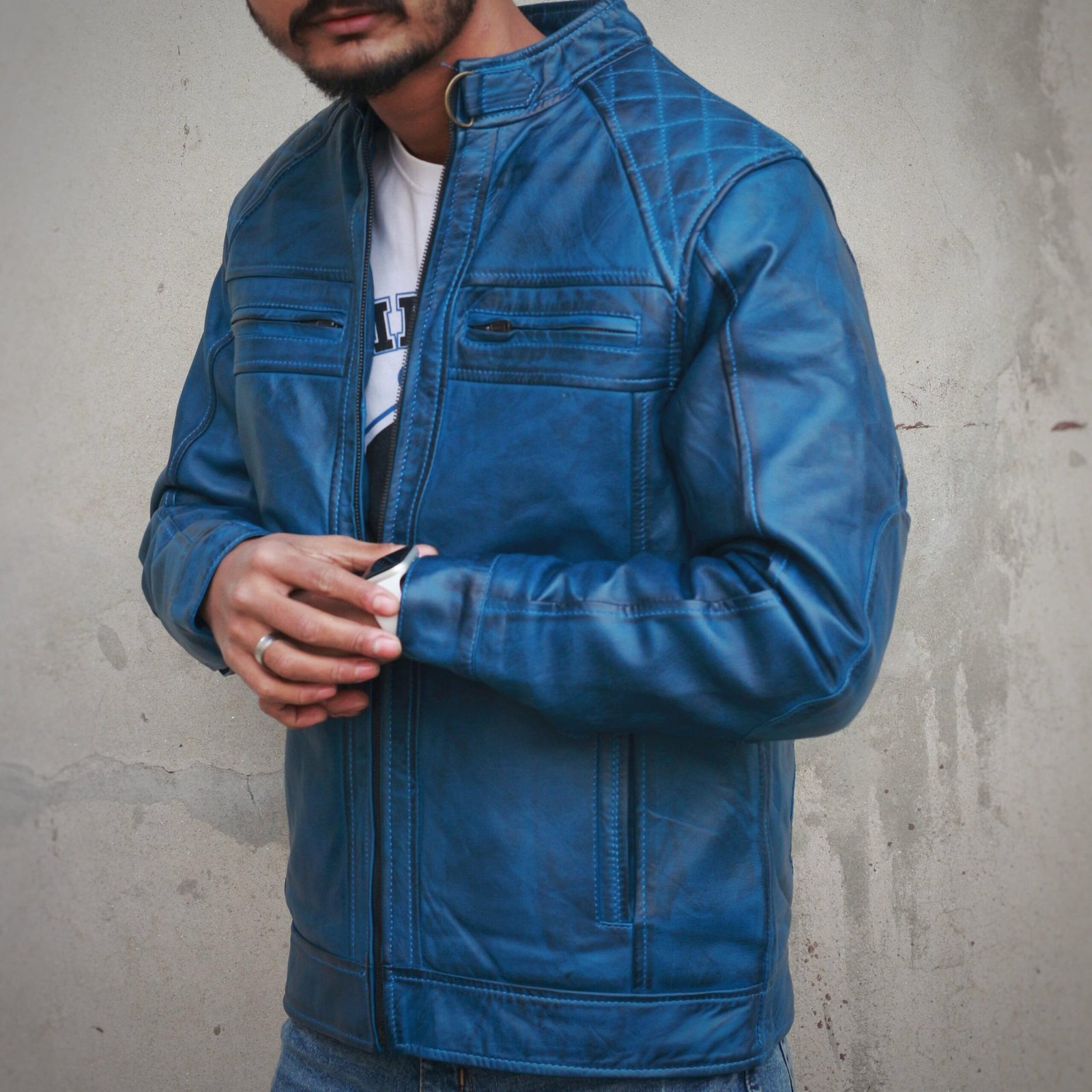 blue_leather_jacket_mens__Idrees_Leather